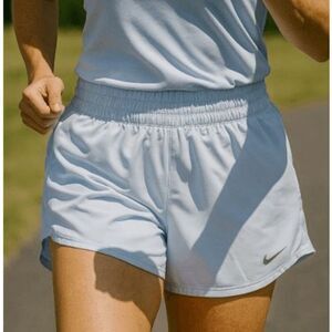 Nike One Women's Dri-FIT Ultra High-Waisted 3" Brief-Lined Shorts Armori Blue XL